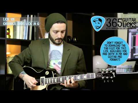 Lick 105/365 - Cheerful 3rds Lick in G | 365 Guitar Licks Project