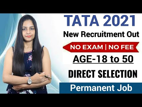 TATA New Recruitment 2021 | No Fee | No Exam | Govt Jobs Feb 2021 | TATA Recruitment 2021| PNB Bank