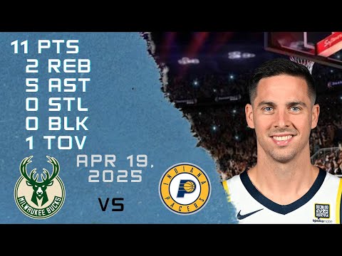 T J  McConnell Player Full High Lowlights vs BUCKS 19 04 2025 Play off