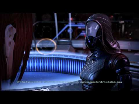 Mass Effect 3 - Escaping the Geth Dreadnought and dealing with Admiral Gerrel