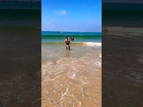 Ojasvi ne Papa ke sath Masti ki BAGA Beach 🏖️ par #northgoa #beach #viral #travel #2023