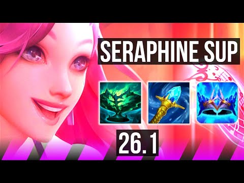 SERAPHINE & Ezreal vs BLITZCRANK & Jinx (SUP) | EUW Master | 26.1