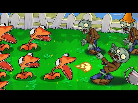 ROBLOX vs Plants vs Zombies | Peashooter + Orange Monster