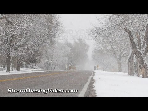 12/27/2014 Oklahoma City OK Morning Snow B-roll