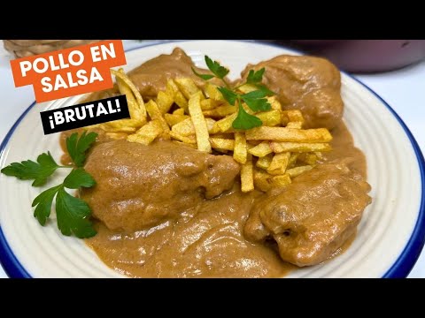 POLLO en SALSA de SETAS, esta INCREIBLE de RICO