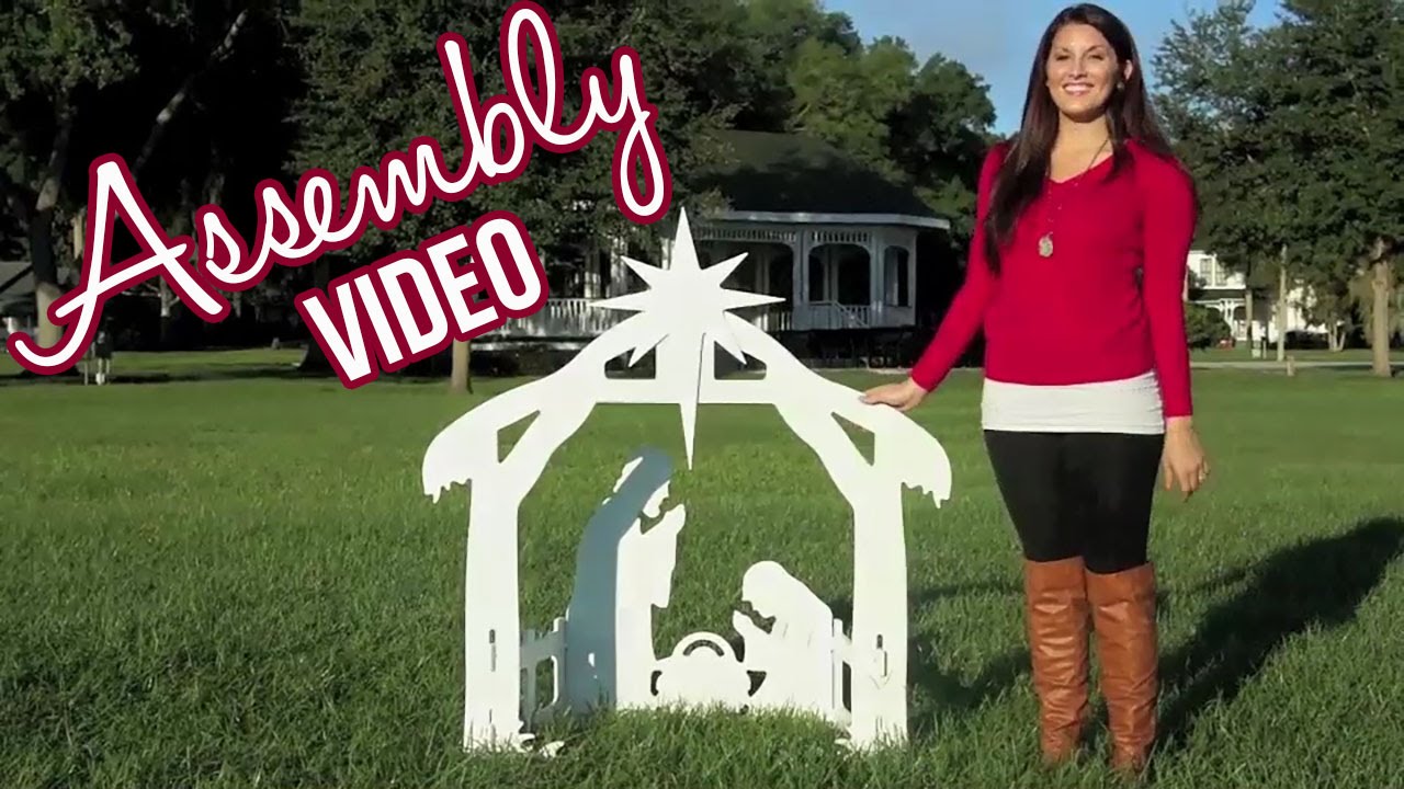 Watch video Outdoor Nativity Sets | Assembly Video Now Outdoor Nativity Sets | Assembly Video