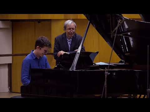 Piano masterclass with Murray Perahia / JMC 2022 / Matan Gur Nelson / Bach: Overture in French Style