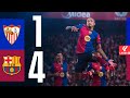 SEVILLA 1 Vs 4 FC BARCELONA LALIGA 2024 25 MD23 WITH COMMENTARY
