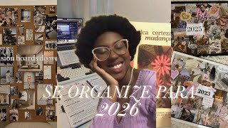 Planeje comigo seu 2026 | vison board, metas e hábitos 
