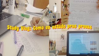 STUDY VLOG DE ARQUITETURA | Como eu estudo pras provas