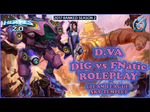 Grubby | Heroes of the Storm 2.0 - D.Va - DIG vs. FNatic Roleplay - TL - 2017 S2 - Sky Temple