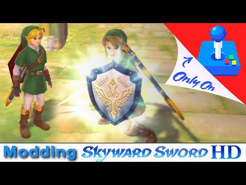 ZELDA Skyward Sword HD Modding! Play-as Ocarina & Twilight Princess Link!