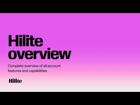 Hilite video preview