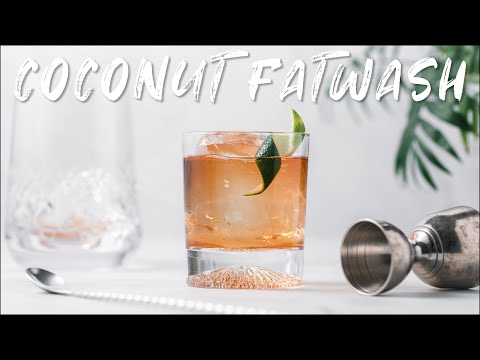 Coconut Rum Old Fashioned – Truffle on the Rocks