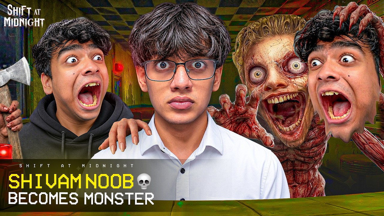 The MONSTER Became @Shivaamnoob And Tried To KILL Me | Shift At Midnight Ep-2