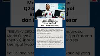Moto2 Spanyol: Mario Suryo Aji Lolos Q2 Pecahkan Rekor, Target 10 Besar Jadi Misi Besar