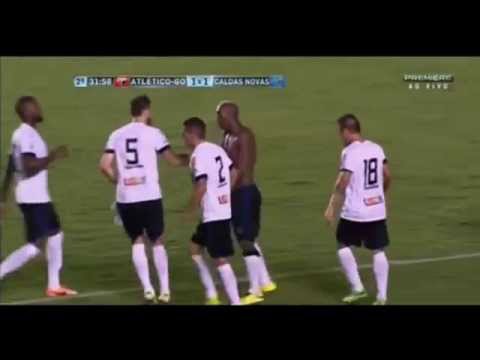Gols Atlético-GO 1x1 Caldas Novas - Campeonato Goiano - 1ª Fase 5ª Rodada 19/02/2015