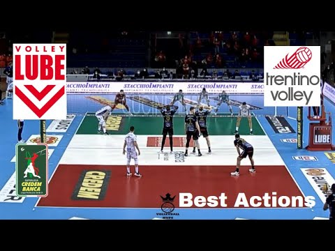 Ivan Zaytsev vs Matey Kaziyski - Scout View - Lube vs Trentino - Italian SuperLega - Highlights