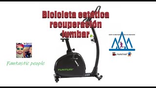 Bicicleta estática recuperación lumbar