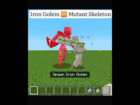 EPIC Iron Golem vs. Mutant Skeleton Showdown!