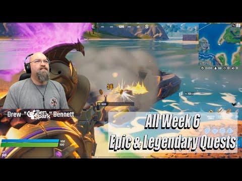 Fortnite All Week 6 Epic & Legendary Quests - Week 6 Challenges Guide (Fortnite Chapter 2 Season 5)