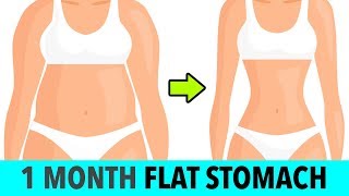 How To Get A Flat Stomach In A Month At Home - Abs Exercises