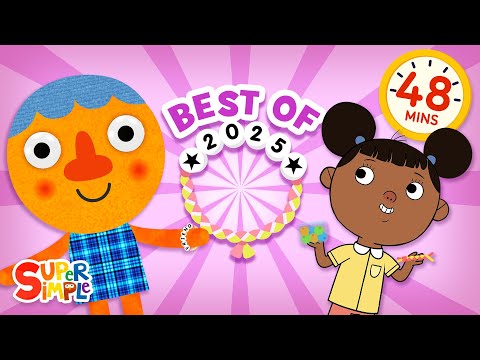 Best of 2025! ⭐️ | Wrapped Fan Favorite Songs of the Year! | Super Simple Songs