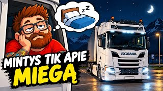 Mintys tik apie miegą.Norvegija ant ratų