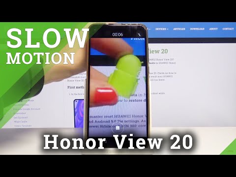 How to Record in Slow Motion on Honor View 20