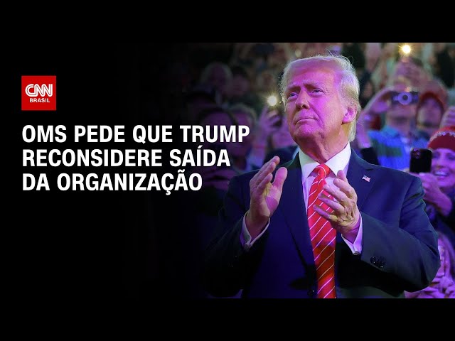 OMS pede que Trump reconsidere saída da organização | CNN NOVO DIA