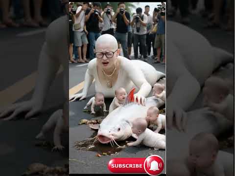 Gorgeous mother Mermaid with adorable baby girls🧜‍♀️ #mermaid #funnyshorts #shorts #comedy