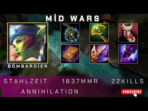 HoN | Mid Wars | Bombardier | Stahlzeit | 1837 MMR