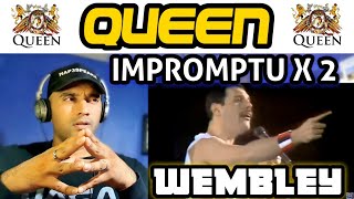 QUEEN - Impromptu - WEMBLEY- Friday &amp; Saturday LIVE - First Time Reaction