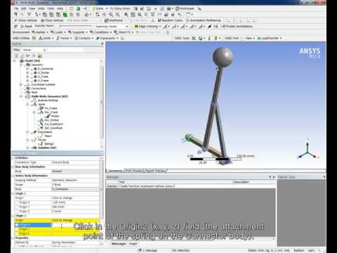 MBD for ANSYS 17 Tutorial - Hoekens Mechanism