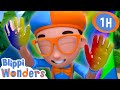 Blippi Learns To Paint A Rainbow Blippi Wonders Learning Cartoons For Kids After School Club