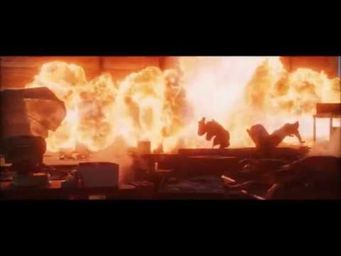 Movie explosions with hardcore music / Rudeboy feat. MC Syco - Let it blow / HARDCORE MUSIC CLIP 3