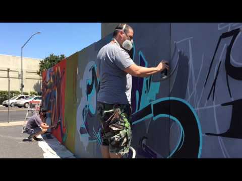 Fasm vs. Kasm Graffiti Battle in Modesto