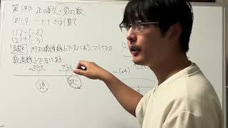 【中学数学体系解説講座】中学1年生・正負の数(4)ーマイナスとプラスのイメージー