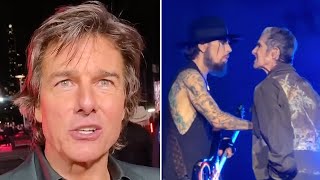 Tom Cruise REACTS To Perry Ferrell FIGHTING Dave Navarro At Jane&#39;s Addiction Concert