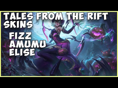 NEW TALES FROM THE RIFT SKINS LITTLE DEVIL FIZZ PUMPKIN PRINCE AMUMU BEWITCHING ELISE