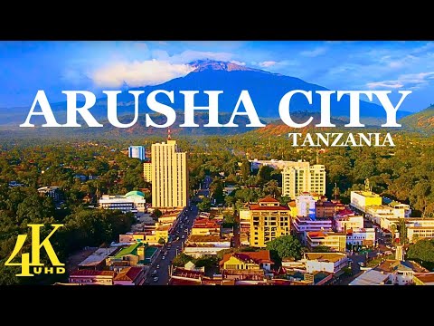 Arusha city, Tanzania 🇹🇿 | 4K Drone Footage
