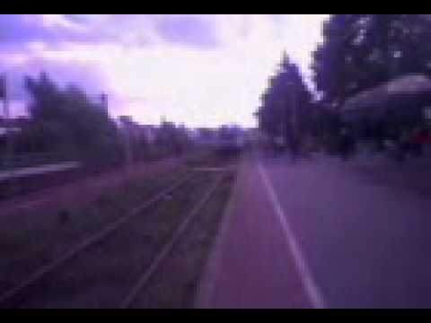 Einfahrt zweier Siemens Desiro als RB 43 in Dorsten - mit halber Zugansage.3gp