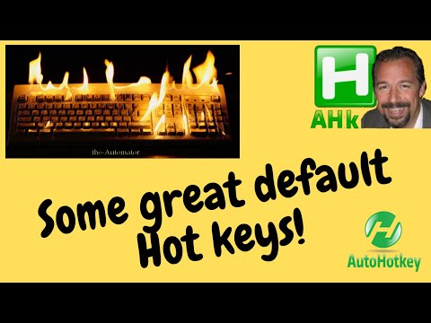 Hotkeys to: Edit, Reload, Pause, and Suspend your scripts in AutoHotkey