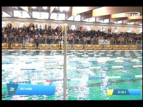 Serie 1 dei 200 Farfalla  Assoluti Femmine Master - Campionati Regionali Masters 2014 di Veneto e F