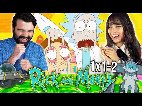 We Watched RICK AND MORTY SEASON 1 EPISODE 1-2 For The FIRST TIME!! PILOT & LAWNMOWER DOG