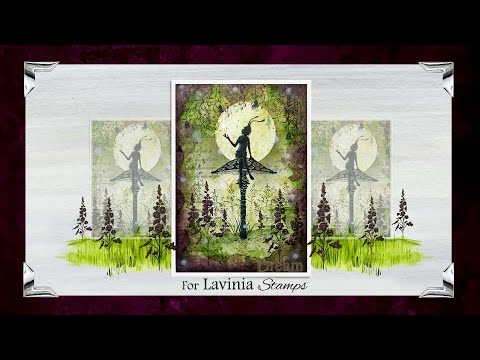 Tia and the Fairy Toadstool by Eleana Evans - A Lavinia Stamps Tutorial