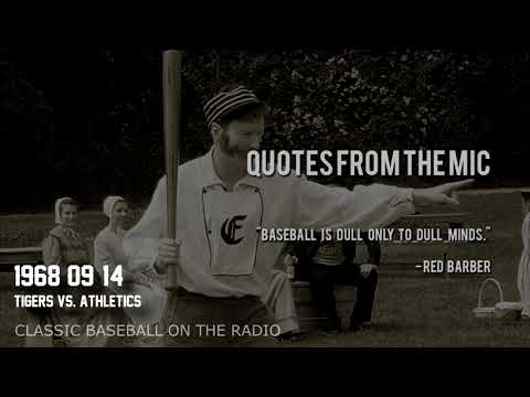 1968 09 14 Athletics at Tigers Baseball Radio