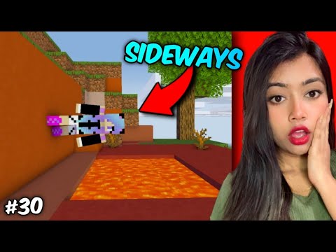 Gaming Insects - 😱 i Trap My Girlfriend in SIDEWAYS Minecraft | Hindi |  #30