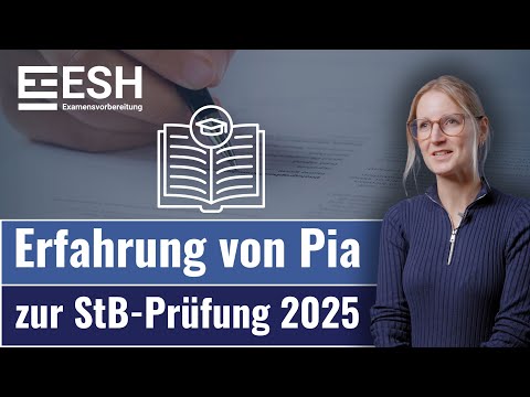 Erfahrung von Pia zur Steuerberaterprüfung 2025 - ESH Examensvorbereitung