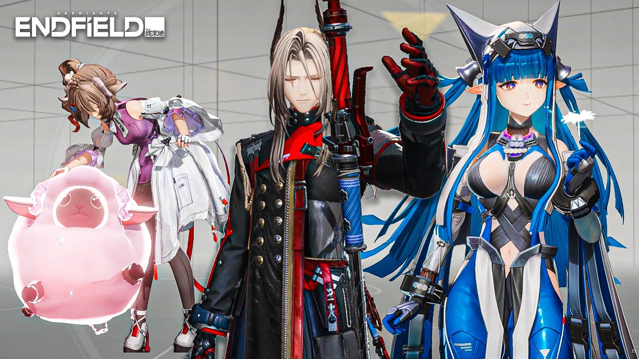 All Character Idle Animation & Menu Animation | Arknight Endfield